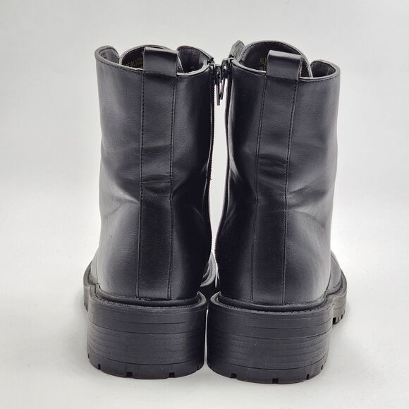 Madden Girl Alicee Black Mid-Calf Combat Boots Size 8.5 - Picture 6 of 10